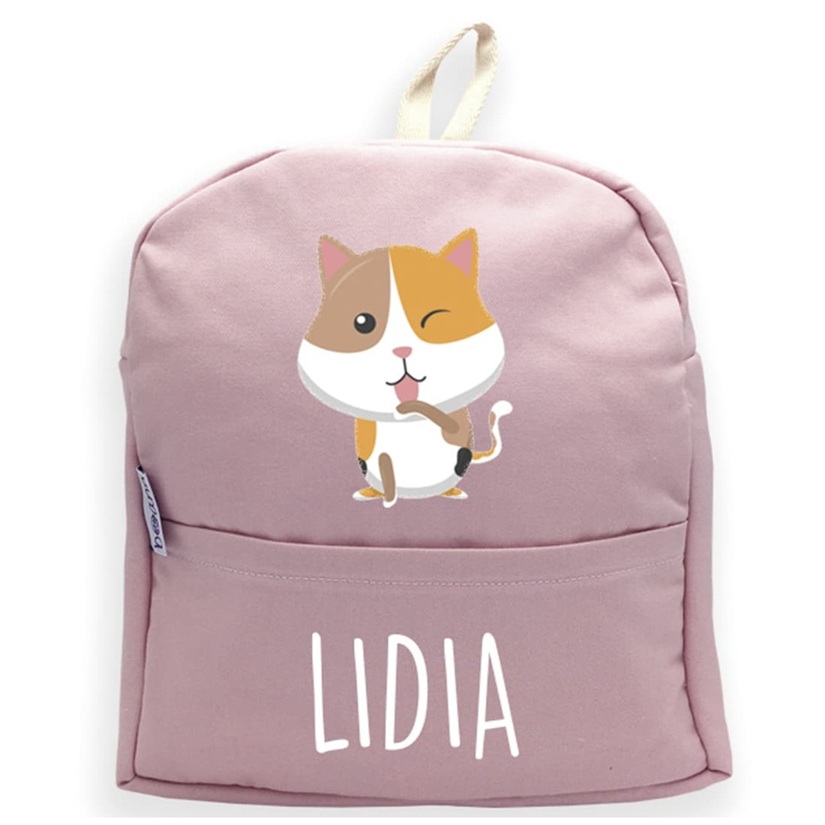 Mochila Gato con Nombre Personalizado Boann Mochila Gato con Nombre Personalizado rosa la casita de dumbo