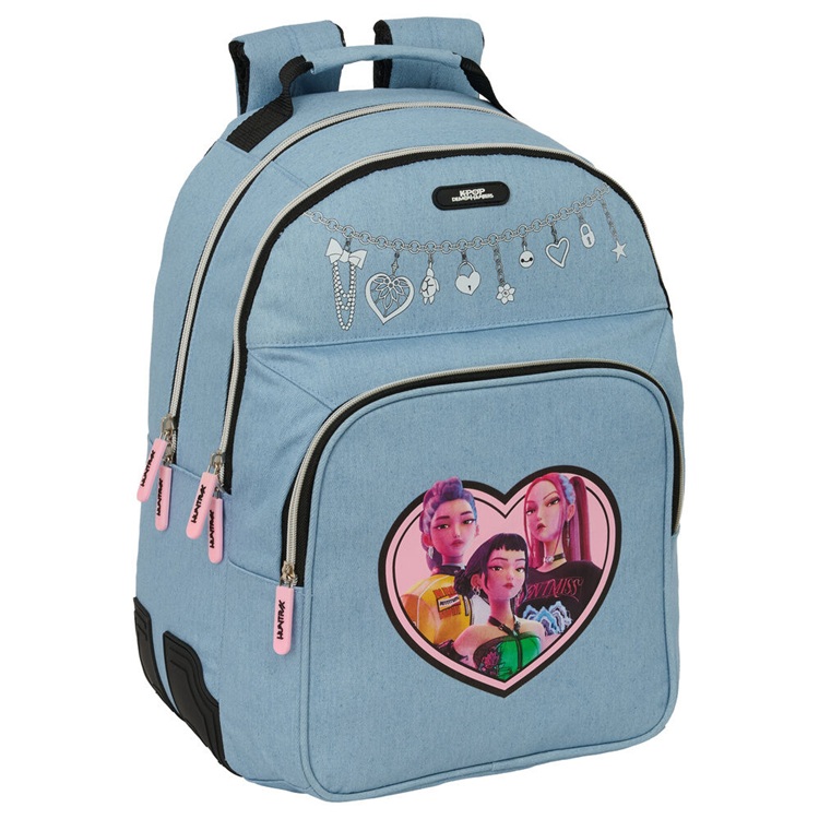 Mochila Huntrix Kpop Demon Hunters 42 cm adaptable la casita de dumbo
