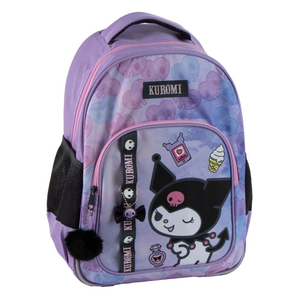 Mochila Kuromi Hello Kitty 42cm adaptable la casita de dumbo