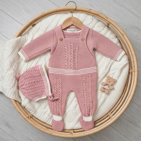 2472 CONJUNTO PARA BEBE. ROSA PÀLO. MYBABYCHIC la casita de dumbo