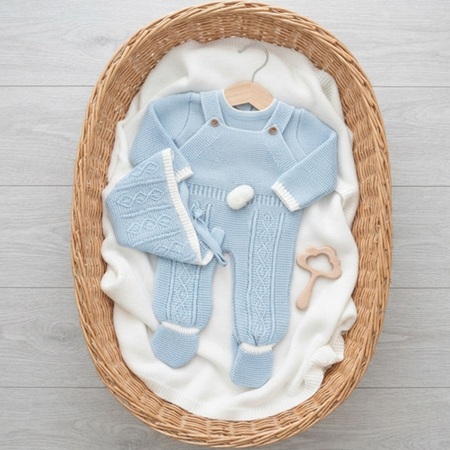 29108 CONJUNTO PETO PARA BEBE. CELESTE. GLORY BEBE la casita de dumbo