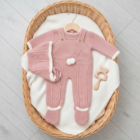29108 CONJUNTO PETO PARA BEBE. ROSA PALO. GLORY BEBE la casita de dumbo