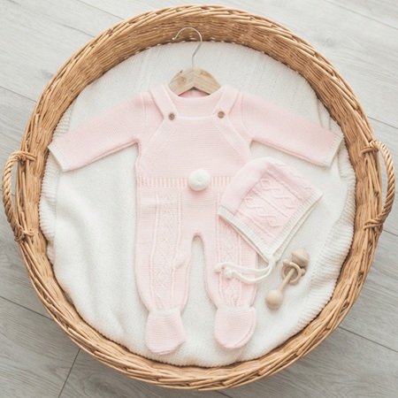 29108 CONJUNTO PETO PARA BEBE. ROSA. GLORY BEBE