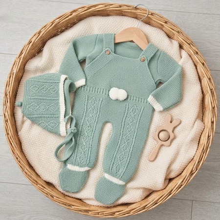 29108 CONJUNTO PETO PARA BEBE. VERDE. GLORY BEBE la casita de dumbo
