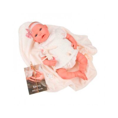 Bebe Reborn Naroa Con Manta Y Muñequito Arias 45cm. la casita de dumbo