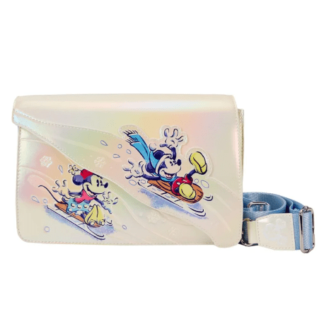 Bolso Bandolera Mickey y amigos en paraíso invernal la casita de dumbo