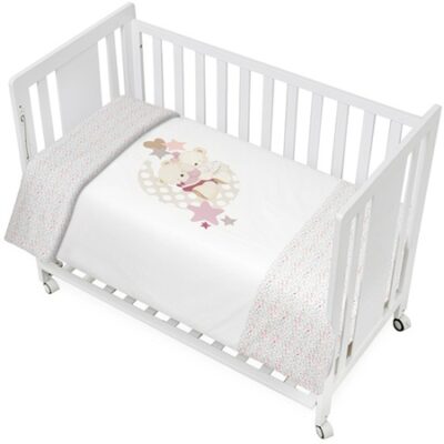 FUNDA NORDICA REVERSIBLE. FLORES PETALOS. INTERBABY la casita de dumbo