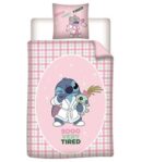 Funda nordica Stitch Disney cama 90cm policotton rosa la casita de dumbo