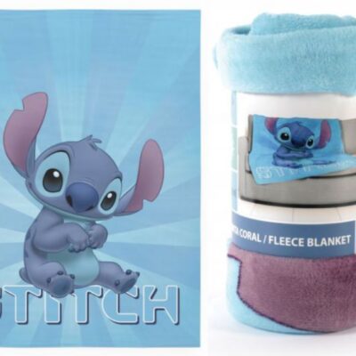Manta Coralina Lilo & Stitch Azul la casita de dumbo