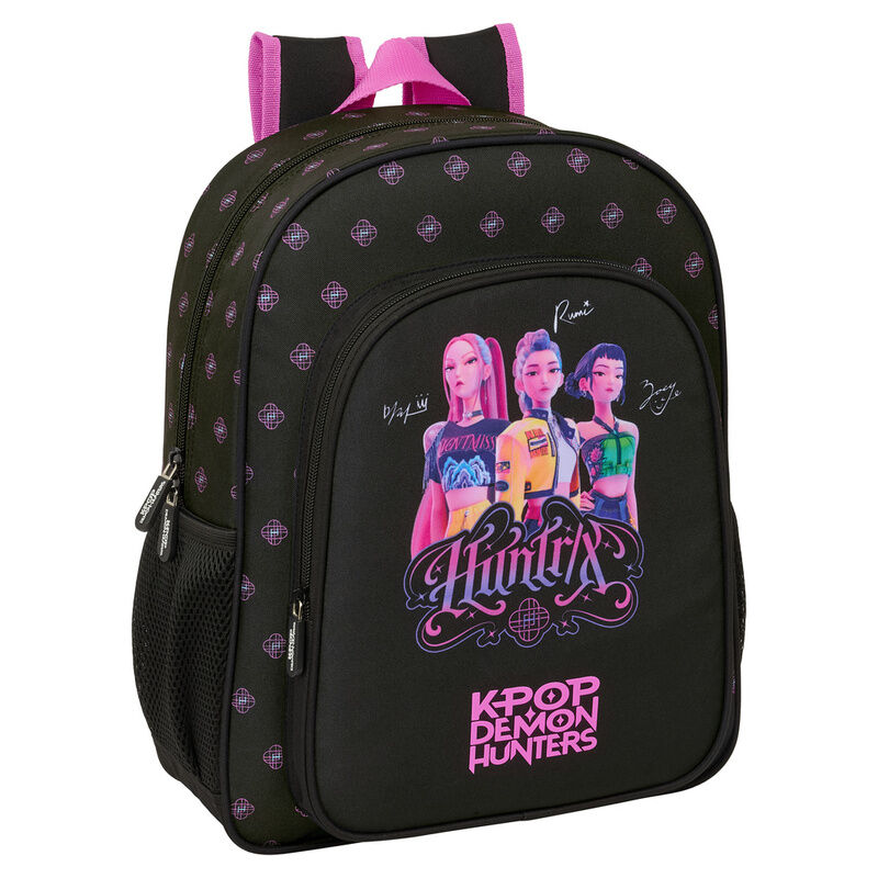 Mochila Adaptable Negra Kpop Demon Hunters la casita de dumbo