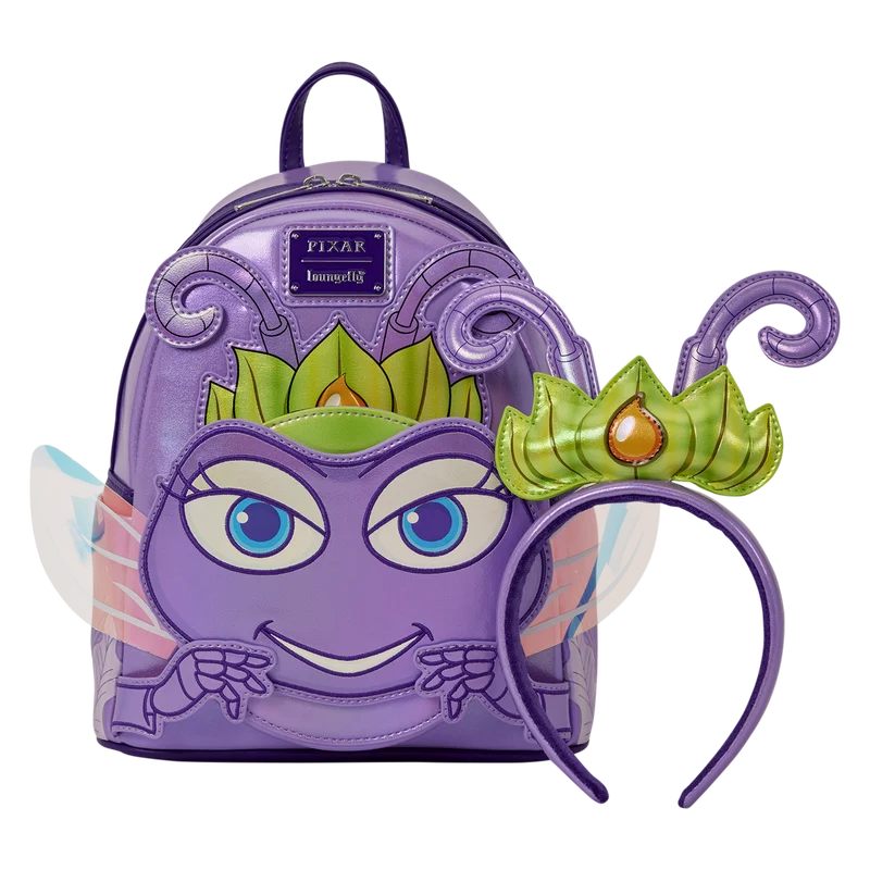 Mochila + Diadema Princess Atta Bichos Disney Pixar Loungefly 26cm la casita de dumbo