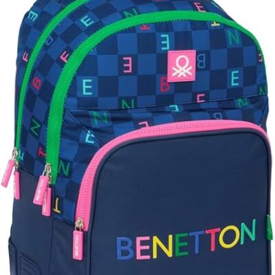 Mochila Doble Adapt.Carro Benetton Damero la casita de dumbo