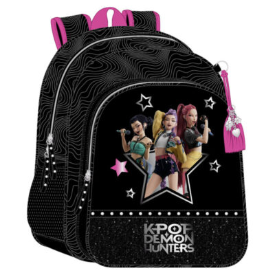 Mochila Energy Kpop Demon Hunters adaptable 38 cm la casita de dumbo