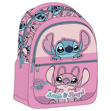 Mochila Stitch & Angel Disney 40 cm la casita de dumbo
