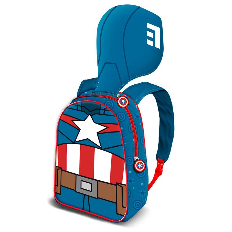 Mochila capucha Capitan America Marvel 31 cm la casita de dumbo