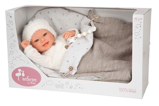 Muñeca Reborn Arias 45cm Henar Con Nana la casita de dumbo