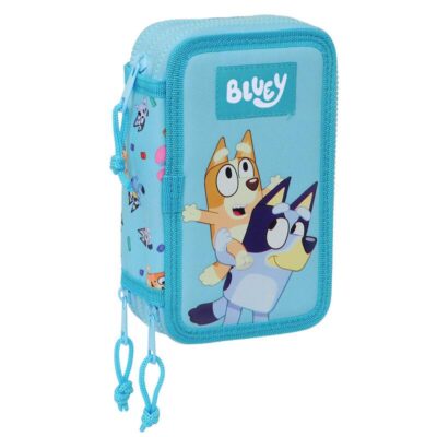 Plumier Triple 36 Pcs Bluey la casita de dumbo