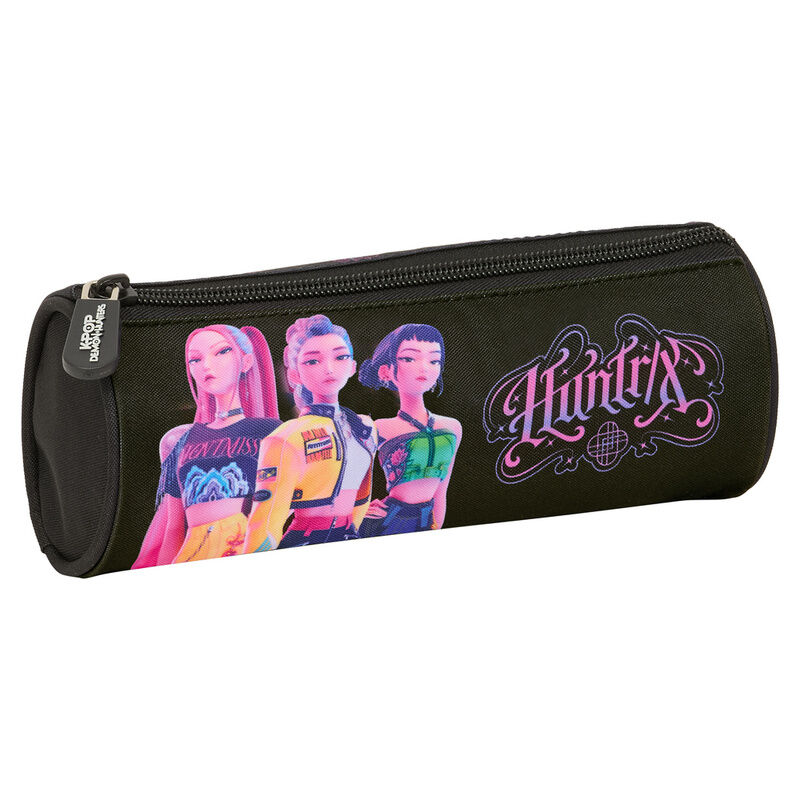 Portatodo Redondo Negra Kpop Demon Hunters la casita de dumbo