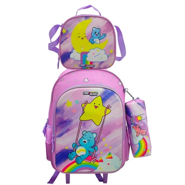 Set Trolley + portatodo + bolsa portameriendas Osos Amorosos la casita de dumbo