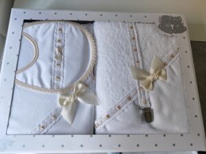 set regalo bebe beig