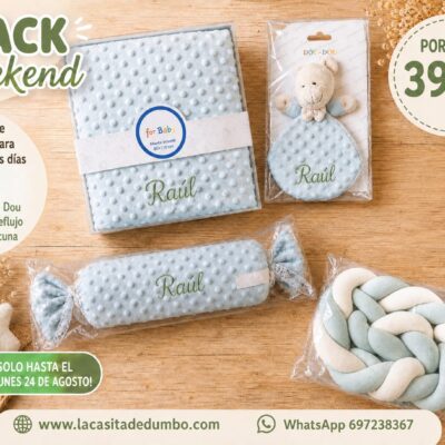 Pack Weekend Canastilla Bebé