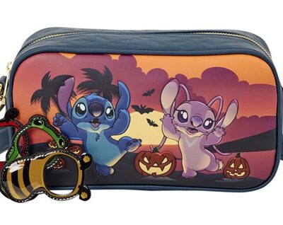 Bolso bandolera Angel & Stitch Halloween Stitch Disney Loungefly la casita de dumbo