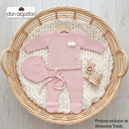 Licencias y Merchandise original DAB-51010 Conjunto Don Algodón Bebe Lana Maquillaje