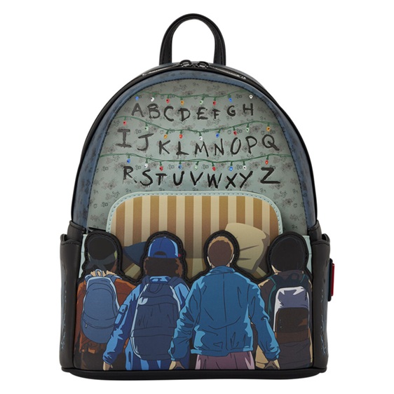 Mochila 10th Anniversary Stranger Things Loungefly 26 cm Mochila 10th Anniversary Stranger Things Loungefly 26cm
