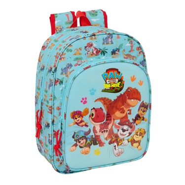 Mochila Dino Rescue Patrulla Canina Paw Patrol 34cm adaptable la casita de dumbo