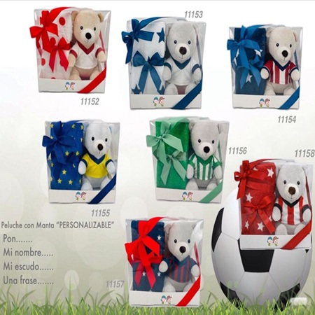 PACK MUÑECO Y MANTA PERSONALIZABLE. GAMBERRITOS