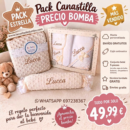 Pack Canastilla Regalo Bebe 3 Piezas