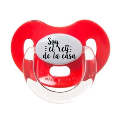 Chupete Personalizado Con Frase El Rey de la Casa Boann