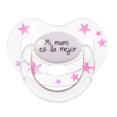Chupete Personalizado Frase Mi mami es la mejor Boann la casita de dumbo