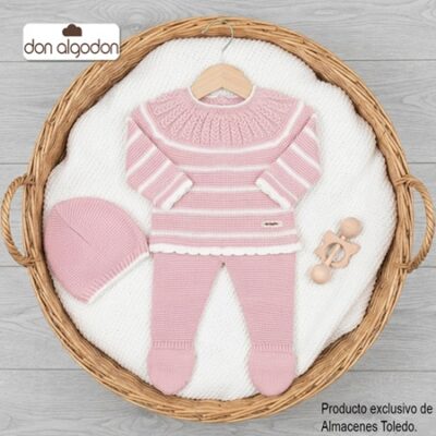 Conjunto Don Algodón Bebe Lana Maquillaje DAB-43G la casita de dumbo
