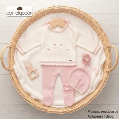 DAB-40600G CONJUNTO DON ALGODON BEBE. LANA MAQUILLAJE la casita de dumbo