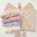 SACO MANTA DE PUNTO PARA BEBE. MYBABYCHIC la casita de dumbo