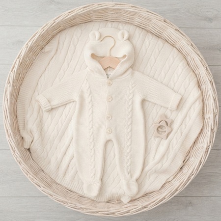 BUZO DE PUNTO CRUDO PARA BEBE. GLORY BEBE la casita de dumbo