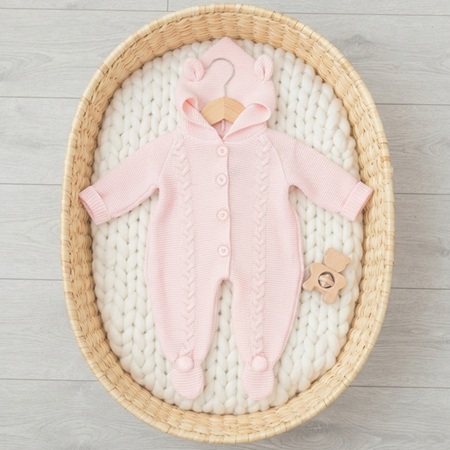 BUZO DE PUNTO ROSA PARA BEBE. GLORY BEBE la casita de dumbo