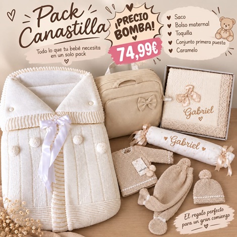 Pack Canastilla Recién Nacido Premium Pack Canastilla Recién Nacido Premium
