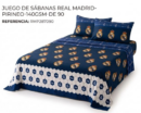 Juego de Sabanas Pirineo Real Madrid la casita de dumbo