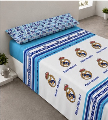 Juego de Sabanas Real Madrid 3 Pcs Cama 90 cm Juego de Sabanas Real Madrid 3 Pcs Cama 90 cm