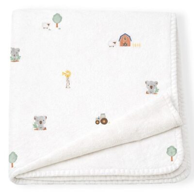 MANTA CORALINA PARA COCHE. COLECCION KOALA. INTERBABY la casita de dumbo