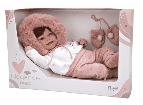 Muñeca Arias Elegance 45 cm Zoe Rosa Con Manoplas Muñeca Arias Elegance 45 cm Zoe Rosa Con Manoplas - Imagen 2