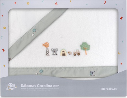 TRIPTICO MINICUNA CORALINA. KOALA. INTERBABY LA CASITA DE DUMBO