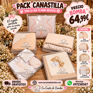 Pack Canastilla Bebe